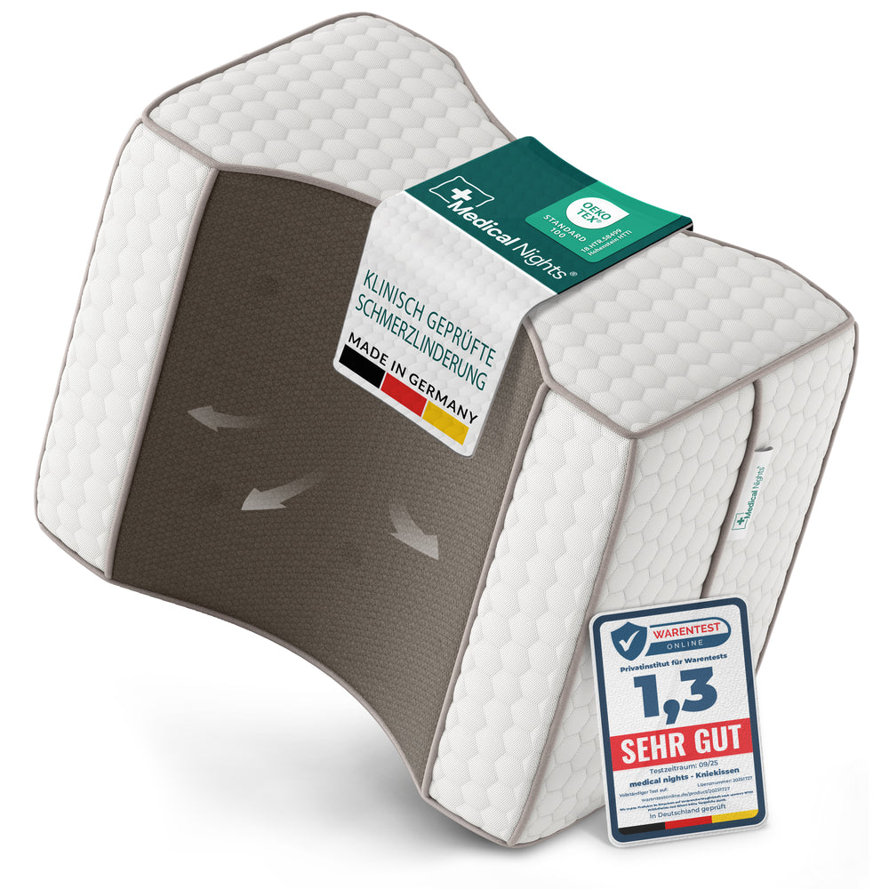 Knee pillow for side sleepers – Ergonomic. Comfortable. Restful.