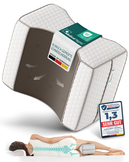 Knee pillow for side sleepers – Ergonomic. Comfortable. Restful.